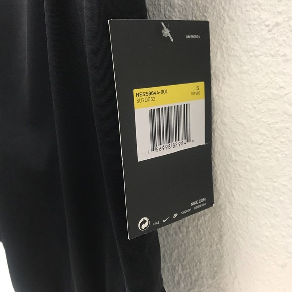 Nike Girls' Racerback One Piece Swimsuit BLACK SMALL - Picture 5 of 5